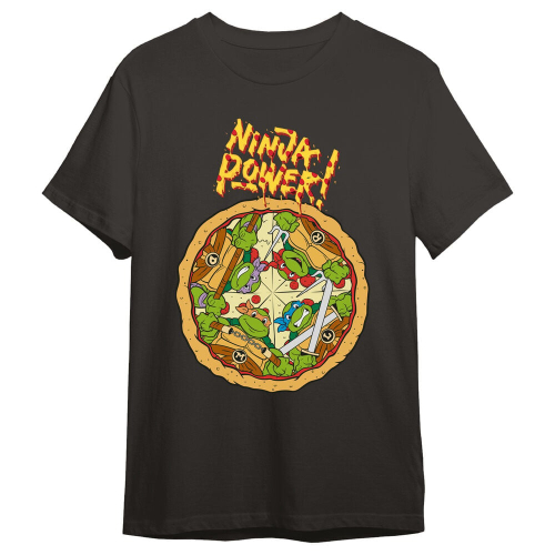 T-shirt Pizza Tortugas Ninja adulto