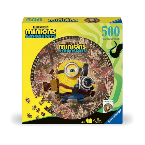 Puzzle redondo Minions 500 Peças