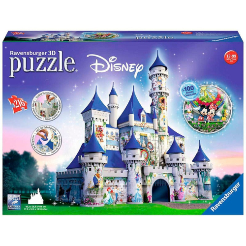 Puzzle 3D Castillo Disney 216pz