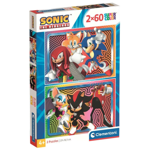 Puzzle Sonic the Hedhehog 2x60 Peças