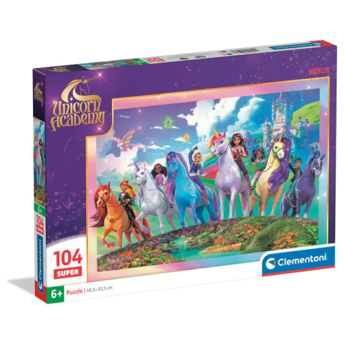 Puzzle Academia de Unicornios 104 Peças