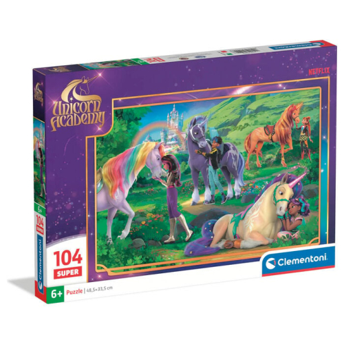 Puzzle Academia de Unicornios 104 Peças