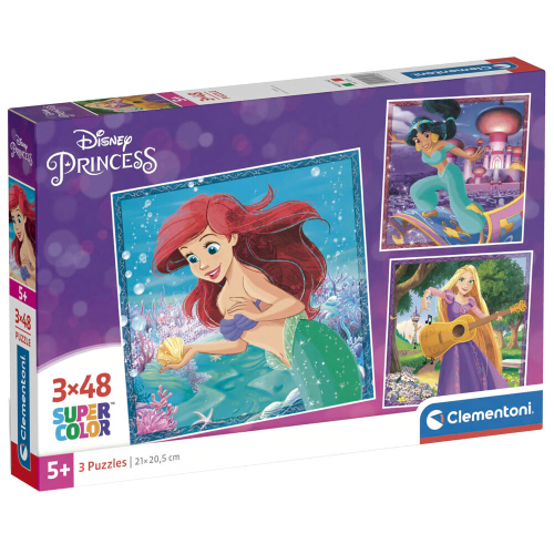 Puzzle Princesas Disney 3x48Peças