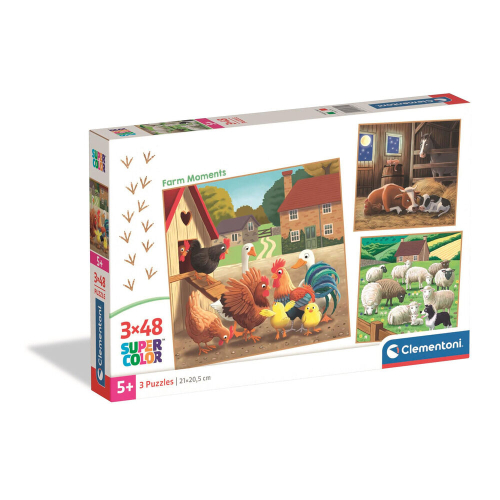 Puzzle Farm Moments 3x48Peças