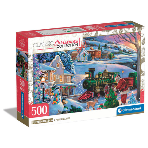 Puzzle Tren de la Navidad 500 Peças