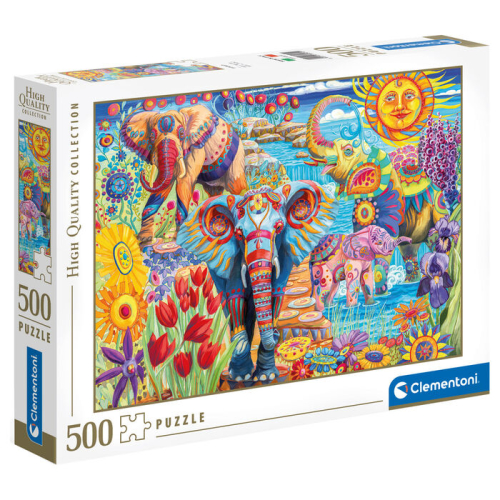 Puzzle El Carnaval de los Elefantes 500 Peças