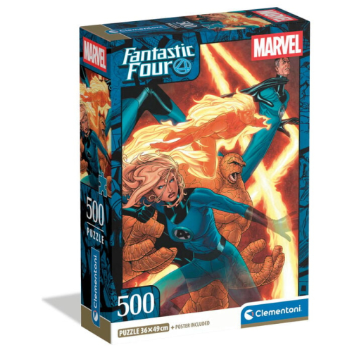 Puzzle Los 4 Fantasticos Marvel 500 Peças