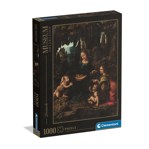 Puzzle Louvre Leonardo - The Virgin of the Rocks Museum 1000 Peças