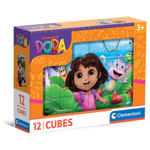 Puzzle cubo Dora la Exploradora 12 Peças