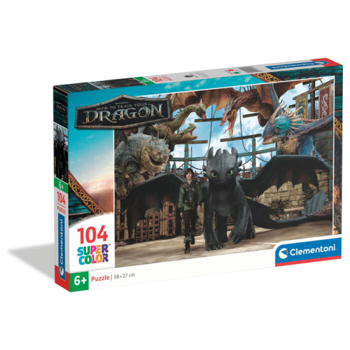 Puzzle Como Entrenar a Tu Dragon 104 Peças