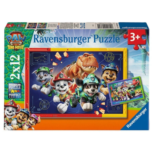 Puzzle Dino Movie Patrulla Canina Paw Patrol 2x12 Peças