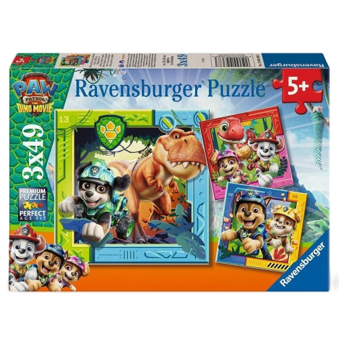 Puzzle Dino Movie Patrulla Canina Paw Patrol 3x49Peças