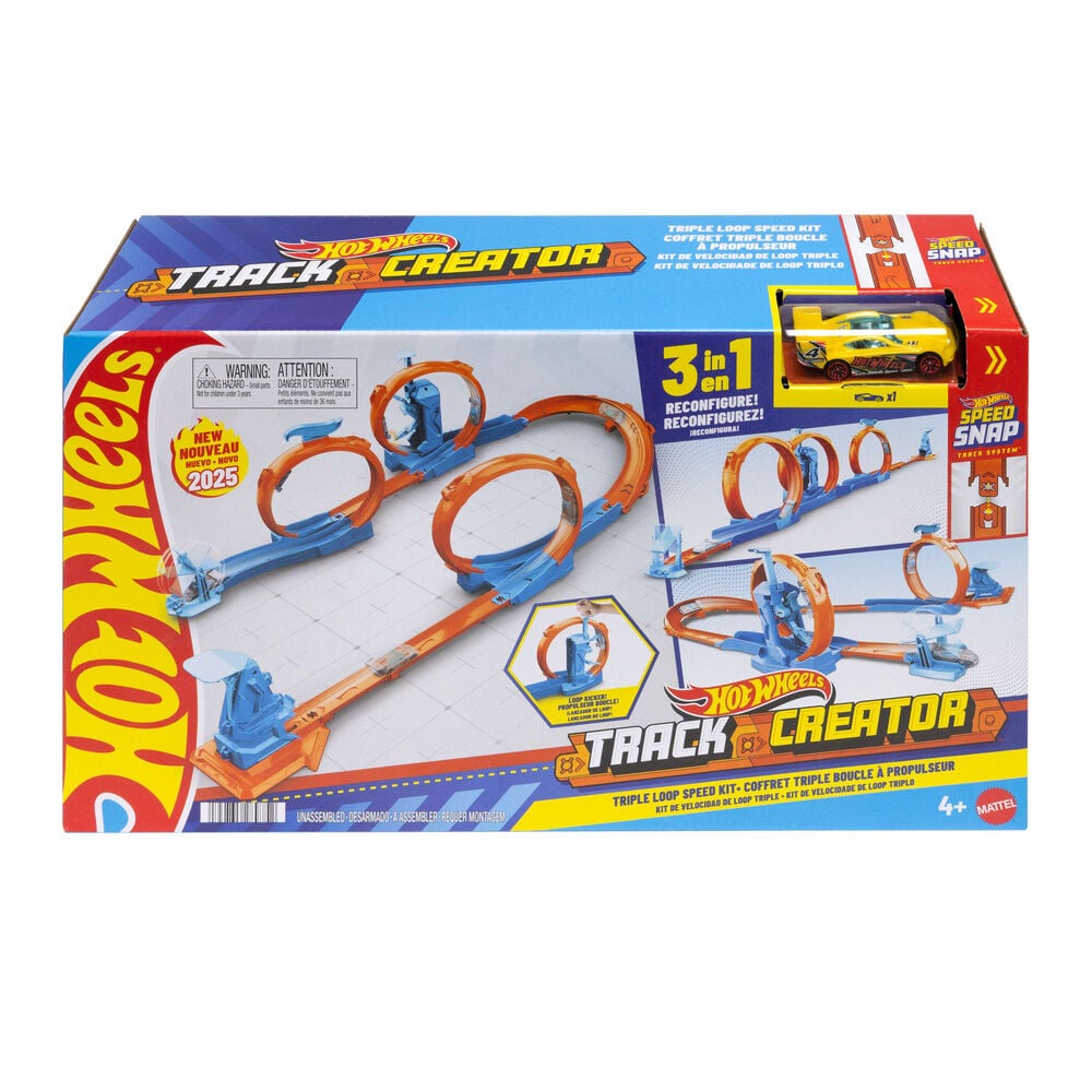 Pista Hot Wheels:Triplo Salto