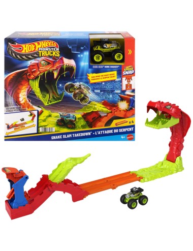 Pista Hot Wheels Monster Trucks:Ataque da Serpente