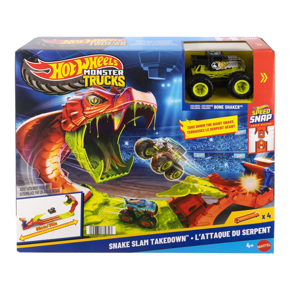 Pista Hot Wheels Monster Trucks:Ataque da Serpente