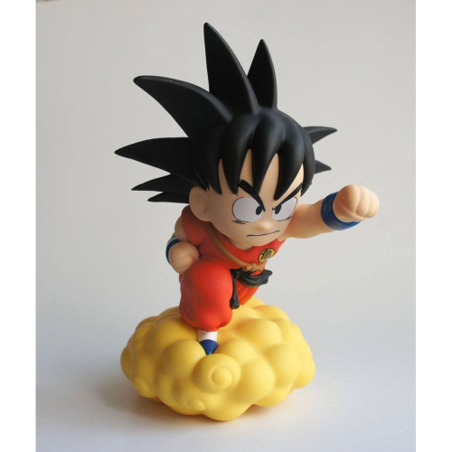 Figura Mealheiro Son Goku Nube Kinton Dragon Ball 15cm