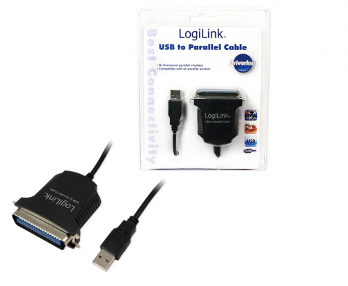 ADAPTADOR USB A PARALELO LOGILINK AU0003C