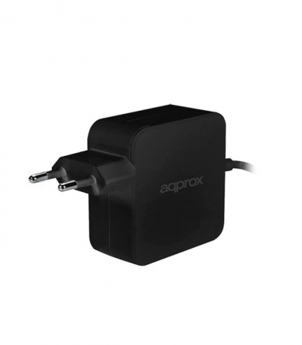 ADAPTADOR CORRIENTE USB-C DE 45W APPROX Preto