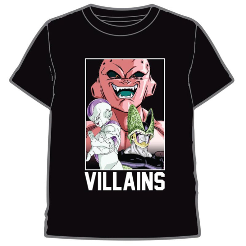 T-shirt Villanos Dragon Ball Z adulto Tam S