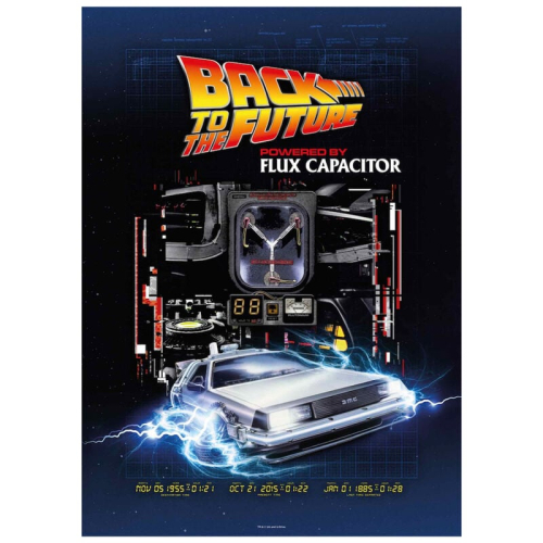 Puzzle Powered by Flux Capacitor Regreso al Futuro 1000 Peças