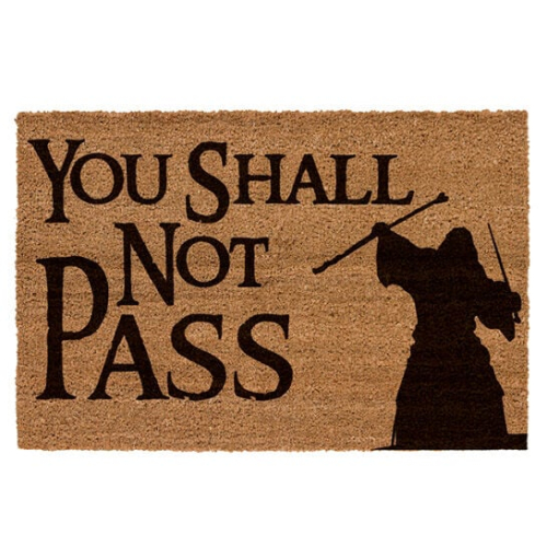 Tapete You Shall Not Pass El Señor de los Anillos