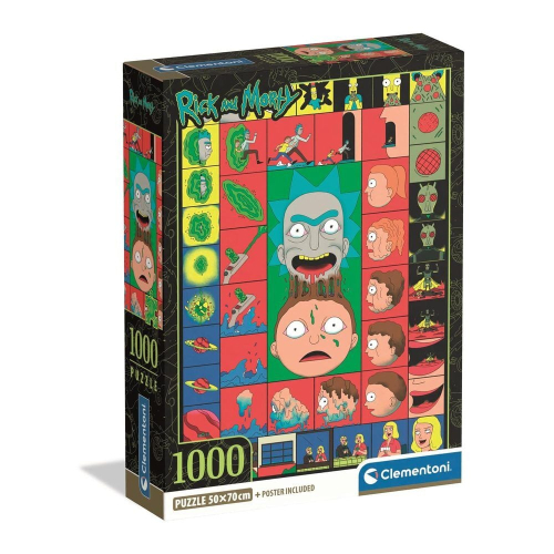 Puzzle Rick and Morty 3 1000 Peças