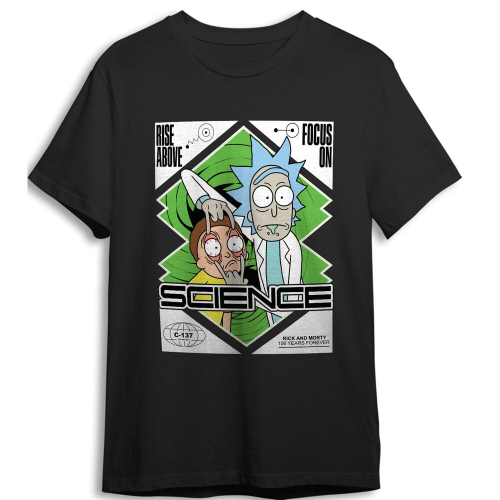 T-shirt Science Rick &Morty adulto
