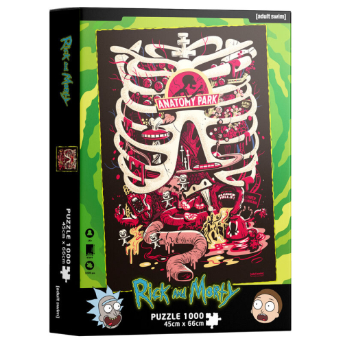 Puzzle Anatomy Park Rick and Morty 1000 Peças