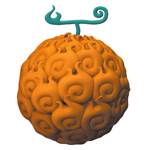 Figura Mealheiro Flame-Flamen Fruit One Piece 8cm