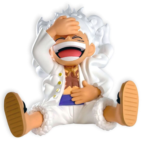Figura Mealheiro Monkey D Luffy Gear 5 One Piece 15cm