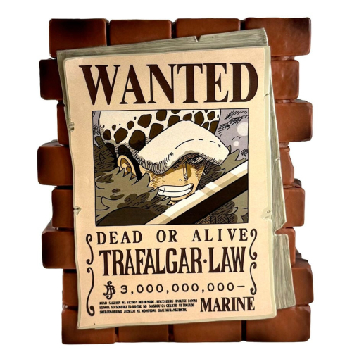 Figura Mealheiro Wanter Law Trafalgar One Piece 16cm