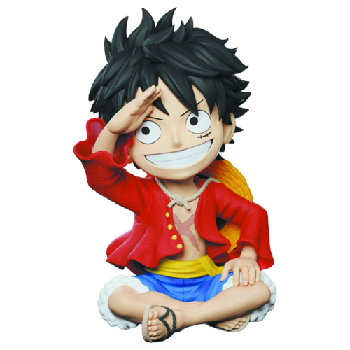 Figura Mealheiro Monkey D Luffy One Piece 15cm