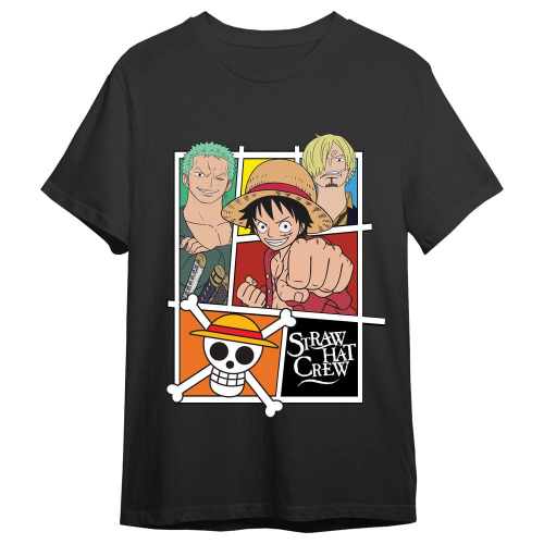 T-shirt Straw Hat Crew One Piece adulto
