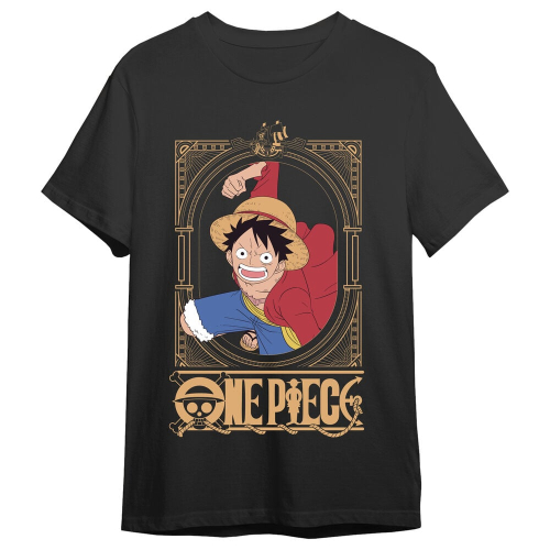 T-shirt Monkey D. Luffy Attack One Piece adulto