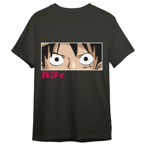 T-shirt Monkey D. Luffy Eyes One Piece adulto