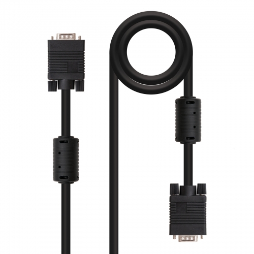 CABO COM FERRITE SVGA HDB15/M-HDB15/M 10M NANOCABLE