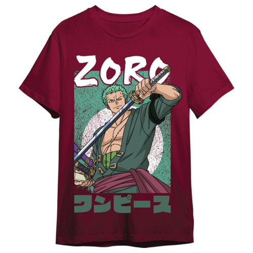 T-shirt Roronoa Zoro One Piece adulto Tam XL