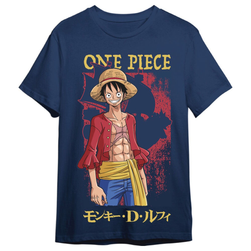 T-shirt Monkey D. Luffy One Piece adulto Tamanho XL