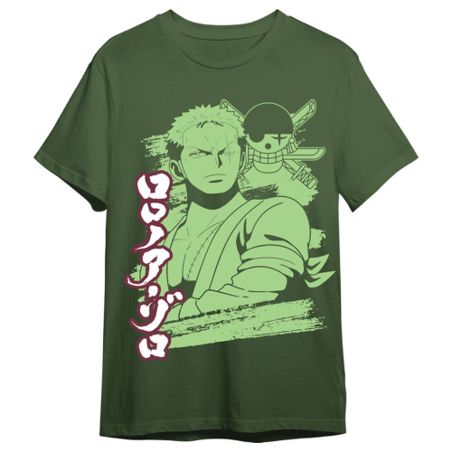 T-shirt Roronoa Zoro One Piece adulto Tam M