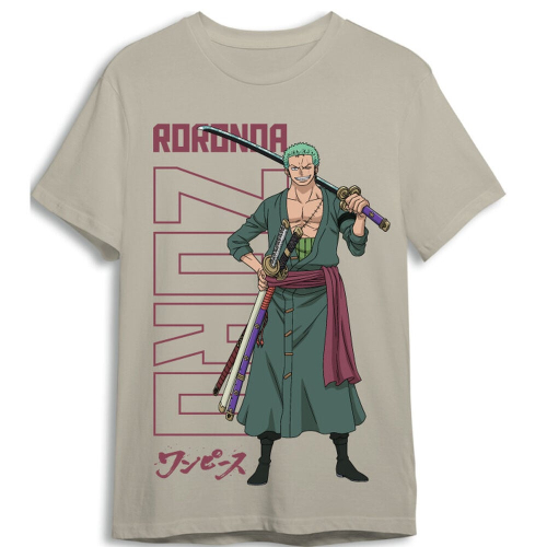T-shirt Roronoa Zoro One Piece adulto Tam L