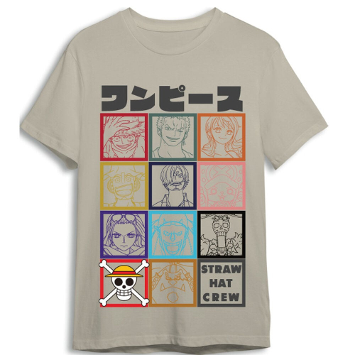 T-shirt Straw Hat Crew One Piece adulto Tam XL