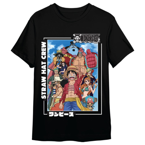 T-shirt Straw Hat Crew One Piece adulto Tam XL