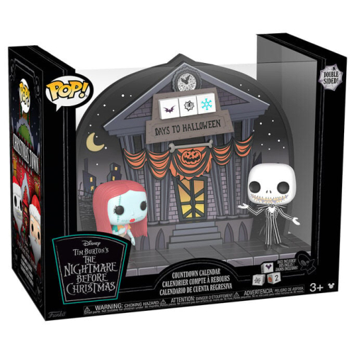 Figura POP Disney Pesadilla Antes de Navidad Dual-Sided Countdown Calendar