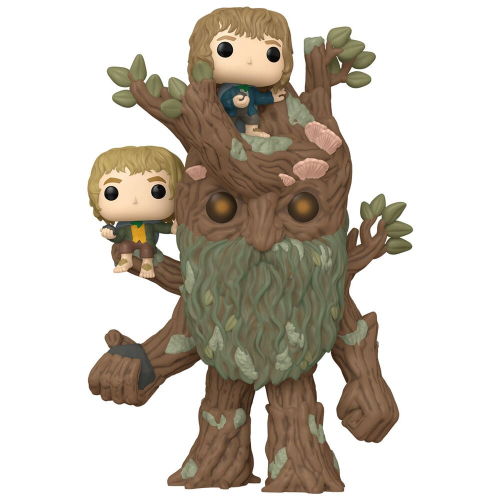 Figura POP Super El Señor de los Anillos Treebeard with Merry &Pippin