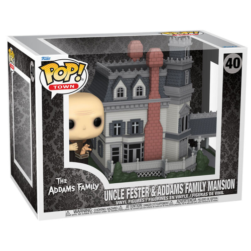 Figura POP Town The Addams Family Uncle Fester &Addams Family Mansion