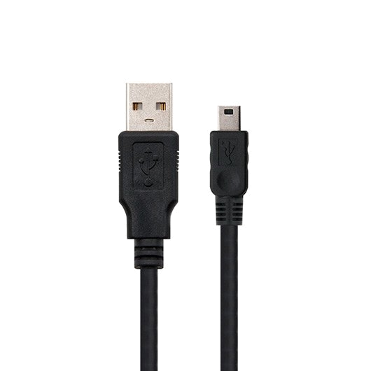 CABO USB(A) 2.0 A MINI USB 5 PIN NANOCABO 0.5M Preto