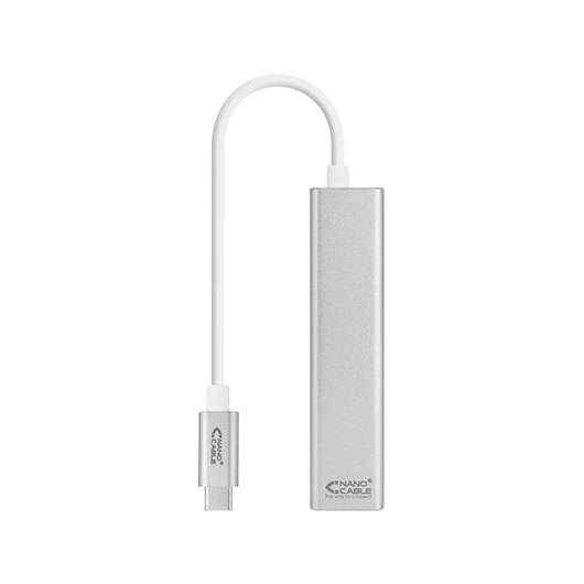 CABLE USB(C) 3.0 A ETHERNET GIGABIT+ 3XUSB 3.0 NANOCABLE 0.15M