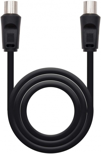 CABO ANTENA TV COAXIAL NANOCABO 1.8 M Preto
