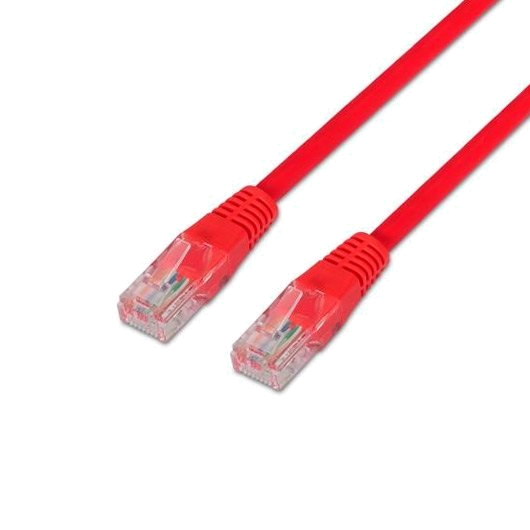 CABO REDE UTP CAT6 RJ45 AISENS 1M VERMELHO