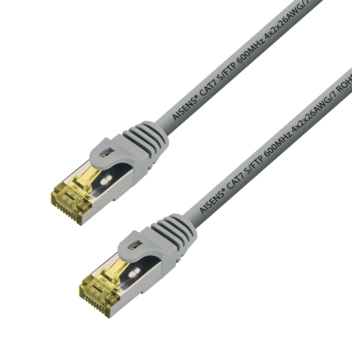 CABO RED AISENS RJ45 LSZH CAT.7 25CM GRIS